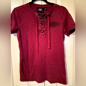 Harley Davidson Freedom Laced Neckline Tee
